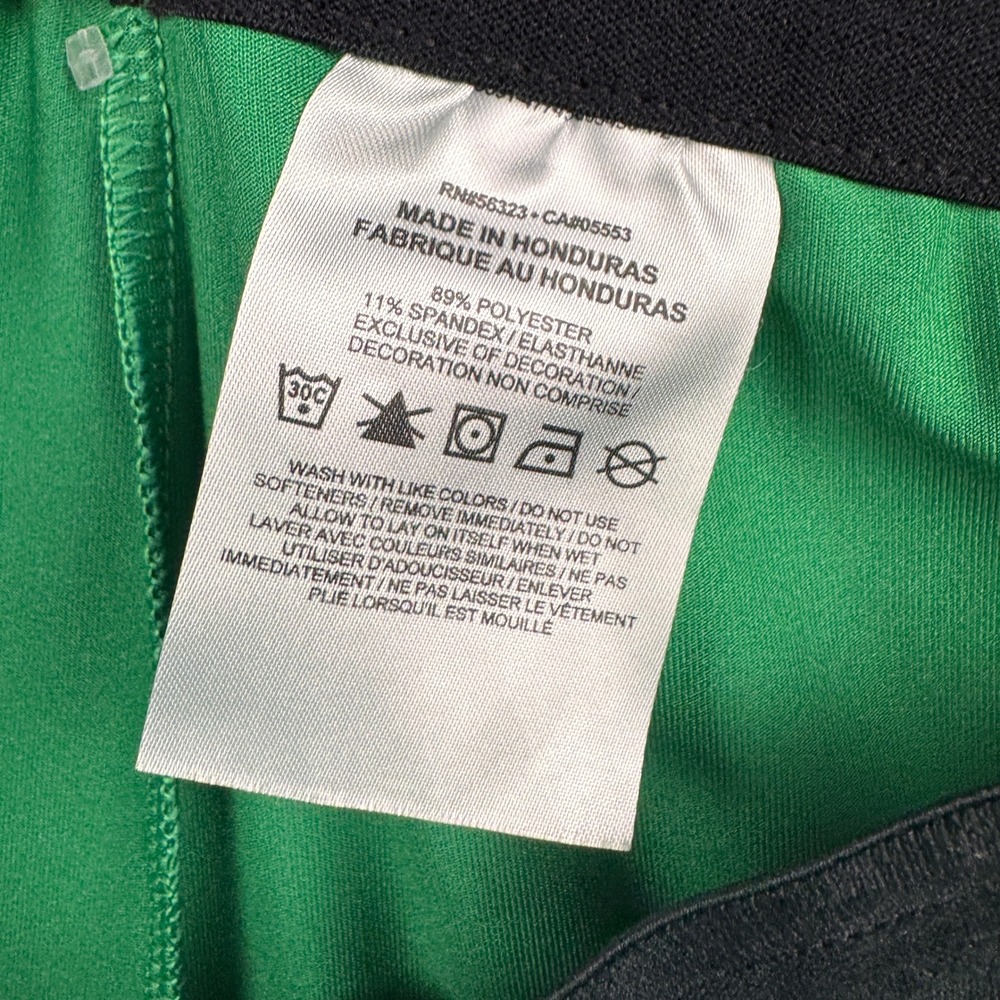 Nike Compression Tights Mens Medium Green NSU Norfolk State Ankle Zip Leggings - Picture 6 of 9